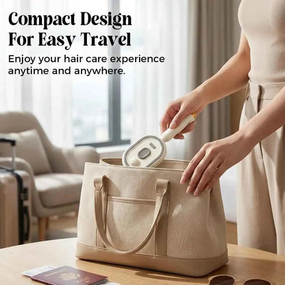 3-in-1 Electric Spray Air Cushion Massage Comb & Hair Brush Misting Hair Brush Anti Frizz Brush Suitable for Frizzy Hair Care, Retractable Mist Spray Device with Scalp Massager for, Hydration for Dryness, for & Travel Use for (No)
