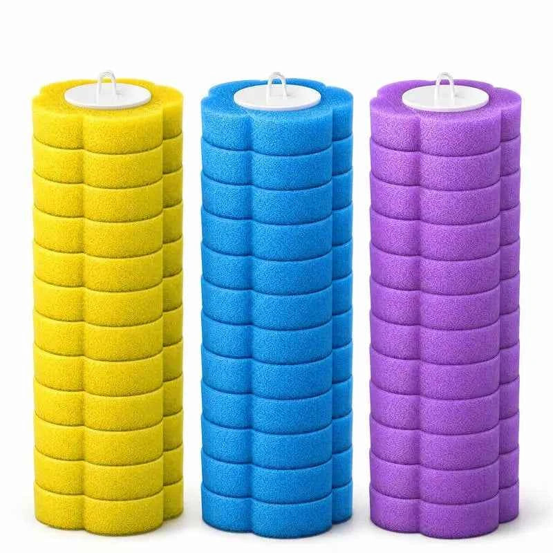 Disposable Toilet Brush Kit Set, 36 Disinfecting Refills with Plastic Bristles, Wall-Mountable Extended Handle, Hygienic Bathroom Cleaning Tool for Household Maintenance (Toilet Brush+36 Refills), Toilet Cleaner