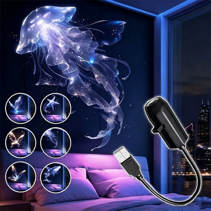  USB Starry Sky Projector Night Light 2 in 1 Galaxy Star Projector Lamp with HD Slides Portable for Bedroom Car Ceiling Decor